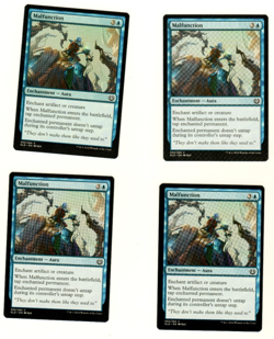 Set Of 4 Malfunction 55/264 Common Kaladesh Magic the Gathering MTG Card - Image 1