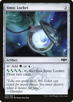 Simic Locket 4x FOIL RNA MTG Ravnica Allegiance Common MINT artifact - Image 1
