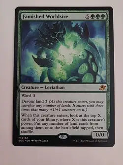 Famished Worldsire (Mythic Rare) #182 Edge of Eternities MTG NM - Image 1