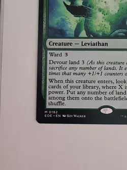 Famished Worldsire (Mythic Rare) #182 Edge of Eternities MTG NM - Image 2