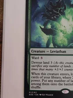 Famished Worldsire (Mythic Rare) #182 Edge of Eternities MTG NM - Image 3