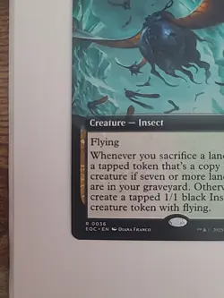 Scouring Swarm (Extended Art) 36 NM MTG Commander: Edge of Eternities Magic - Image 2