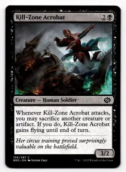 Kill-Zone Acrobat (106) The Brothers' War BRO MTG Magic The Gathering - Image 1