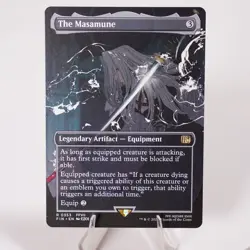 The Masamune Borderless 0353 Final Fantasy FIN MTG LP Regular See Video - Image 1