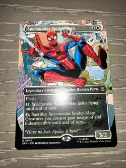 MTG Spectacular Spider-Man 0014 Regular (Borderless) Marvel's Spider-Man NM SPM - Image 1