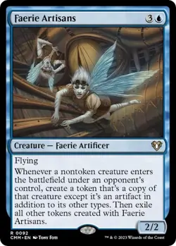 Faerie Artisans - Commander Masters - 0092 - MTG - NM - Rare - Image 1