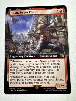 Vaan, Street Thief (Extended Art) Regular Rare #467 NM/MINT MTG Final Fantasy - Image 1