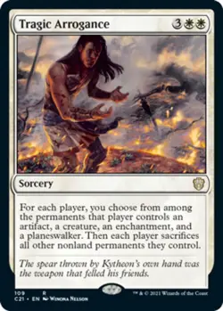 Tragic Arrogance - Commander 2021 #109 MTG Magic The Gathering - Image 1