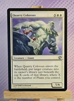 MTG: Quarry Colossus 22/165 - Journey into Nyx - NM Condition - Image 1