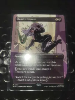 Spider-Man Secret Lair MTG Villainous Plots Deadly Dispute - Image 1