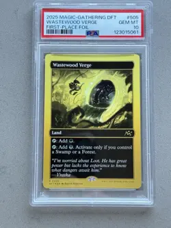 PSA 10 ~ Wastewood Verge (First Place Foil) #505 MTG Aetherdrift DFT - Image 1