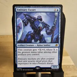 Emissary Escort NM RARE Edge of Eternities EOE MTG Blue Artifact Soldier Regular - Image 1