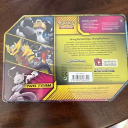 Pokemon Tag Team GX Power Partnership Tin Mew Mewtwo - Image 5