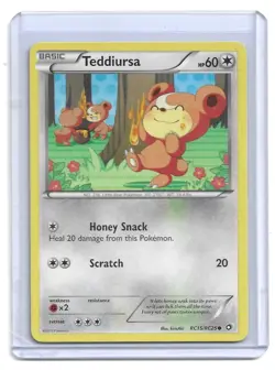 2013 Pokemon - Legendary Treasures: Radiant Collection Teddiursa #RC15/RC25 Holo - Image 1