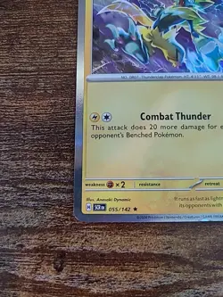 Zeraora - 055/142 Stellar Crown Holo Rare Pokemon - NM/MINT - Image 2