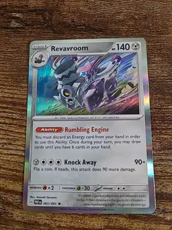 Holo Revavroom 142/198 Rare Scarlet & Violet Base Set Pokemon TCG - Image 1