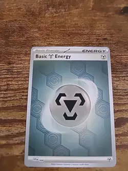 Basic Metal Energy 008 Shrouded Fable Holo Rare Pokemon TCG - Image 1