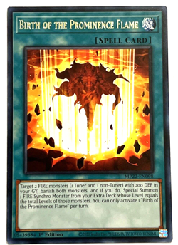 YuGiOh! - Birth of the Prominence Flame - MP22-EN098 - 1st Edition - Rare - Image 1