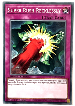 YuGiOh! - Super Rush Recklessly - Common Speed Duel Mint Condition - Image 1