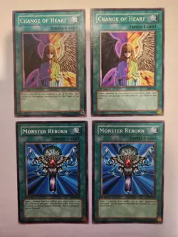 Yugioh Change of Heart SKE-032 1st Ed NM / Monster Reborn SYE-029 1st NM (4) - Image 3