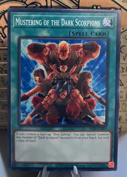 Mustering of the Dark Scorpions DCR-EN093 Dark Crisis 25th Ann. Ed. Yugioh! NM - Image 1