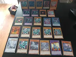 Vintage/Modern Yu-Gi-Oh TCG Card Lot Of 25 Cards Check Photos! Blue Eyes/Red Eye - Image 1
