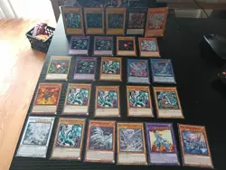 Vintage/Modern Yu-Gi-Oh TCG Card Lot Of 25 Cards Check Photos! Blue Eyes/Red Eye - Image 2