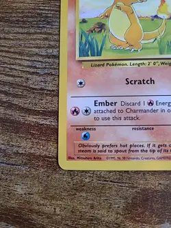 CHARMANDER - Base Set - 46/102 - Common - Pokemon Card - Unlimited - Image 2