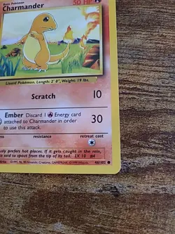 CHARMANDER - Base Set - 46/102 - Common - Pokemon Card - Unlimited - Image 5