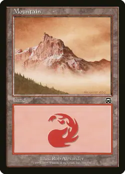 Mountain (346) Mercadian Masques PLD Basic Land MAGIC GATHERING CARD ABUGames - Image 1