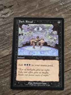 Dark Ritual Mercadian Masques Magic The Gathering MTG Card Nrmt - Image 1