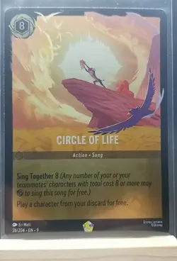 Circle of Life 26/204 Fabled Cold Foil Lorcana Cards Rare Mint - Image 1