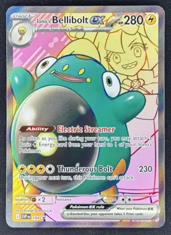 Iono's Bellibolt ex 194 Full Art Scarlet & Violet Promo Pokemon Card - Image 1