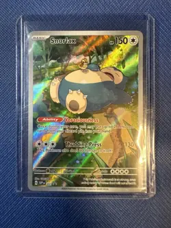 Pokemon TCG Snorlax #51 Scarlet & Violet 151 Promo Card Near Mint Condition - Image 1