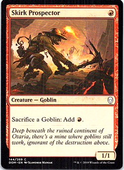 Skirk Prospector Magic The Gathering Dominaria Card Light Play - Image 1