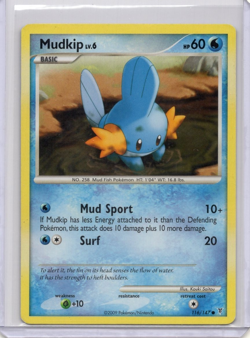 Mudkip Lv.6 116/147 Supreme Victors MP 2009 Pokemon TCG Card - Image 1