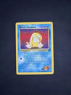 Pokemon TCG Gym Challenge Misty's Psyduck Card 90/132 Regular Common Non Holo - Image 1