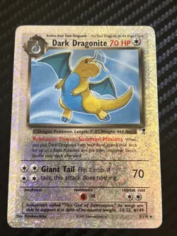 Pokemon Dark Dragonite TCG Legendary Collection Reverse Holo Card 5/110 Rare - Image 1