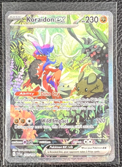 Pokemon Card Koraidon Ex 247/198 Secret Rare Scarlet Violet Base Singles LP - Image 1