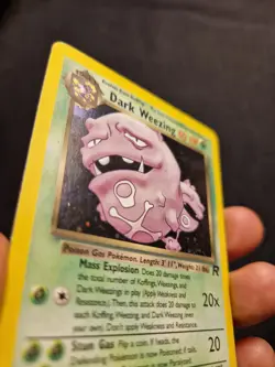 Dark Weezing Holo 14/82 Team Rocket 2000 WOTC Vintage Pokemon Card LP - Image 3