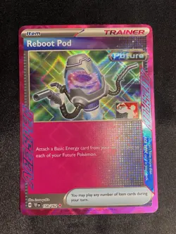 Pokemon TCG Reboot Pod 158/162 Temporal Forces Prize Pack Ace Spec Trainer Card - Image 1