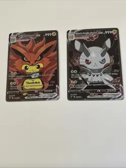 Pokemon Pikachu Cosplay cards Kurama and Rikudo (NARUTO) - Image 1