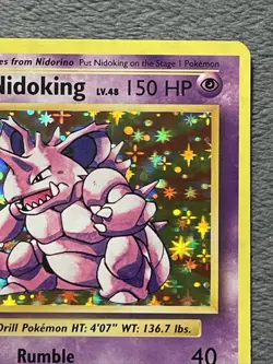 Nidoking 45/108 Rare Holo XY Evolutions Pokemon Card 2016 Ken Sugimori - Image 5