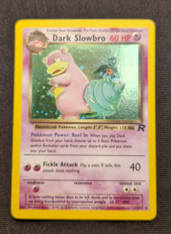 Dark Slowbro Holo 12/82 Team Rocket 2000 WOTC Vintage Pokemon Card NM - Image 1