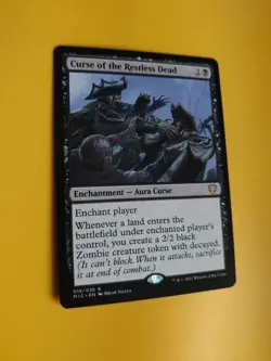 Curse of the Restless Dead. MIC rare Aura Curse. MTG Card. - Image 3