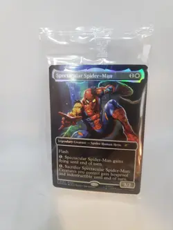 Magic The Gathering Spectacular Spiderman Marvel Legends Promo - Image 1