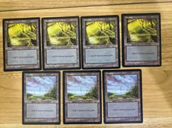 (A) MTG Swamp (D) - Mirage Magic The Gathering x7 NM/LP - Image 1