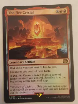 The Fire Crystal Final Fantasy Foil Rare NM+ - Image 1