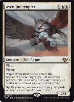 Aven Interrupter R Outlaws of Thunder Junction 4 NM - Image 1