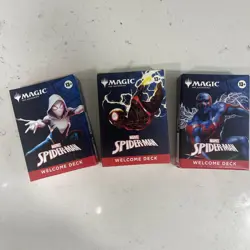(NEVER OPENED) 3 NYCC 2025 Magic The Gathering Marvel Spider-Man Welcome Deck - Image 1